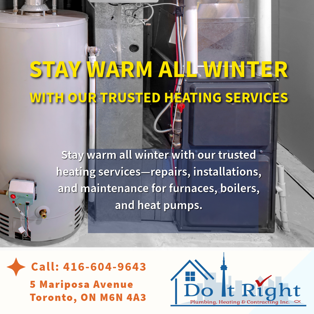 Get your furnace winter-ready with expert maintenance tips from Do It Right Plumbing, Heating & Air. Stay warm and energy-efficient.